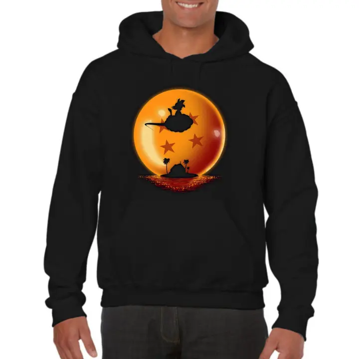 The Fan Tee Sudadera Con Capucha de HOMBRE Bola Ball Dragon Goku Vegeta Piccolo Gohan Super 009 - 1