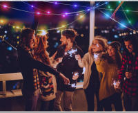 Luces De Navidad Faeirys LED Cadena Bluetooth WS2812B RGBIC Direccional Música Garlanda Decoración De Fiesta Boda USB DC5V Control Remoto Y APP - details 3