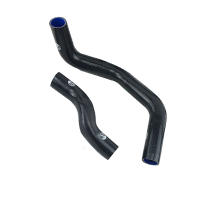 Kit De Tubos De Radiador De Silicona Para NISSAN SILVIA 200SX 240SX S13 S14 S15 SR20DET (2PCS) Material De Silicona Longitud 30cm - details 0