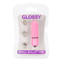 Glossy - Mini Bala Vibradora Rosa Intenso, Compacta, Resistente al Agua, Silenciosa y Potente, con 17.500 RPM, Ideal para Estimulación Precisa y Discreta en Cualquier Lugar - Envío Discreto - details 2