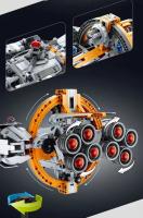 Set De Juguetes De Construcción REOBRIX 1020PCS Space Series Starfighter Interstellar Warship Model Para Niños Mayor De 6 Años Regalo Ideal Para Boys - details 8