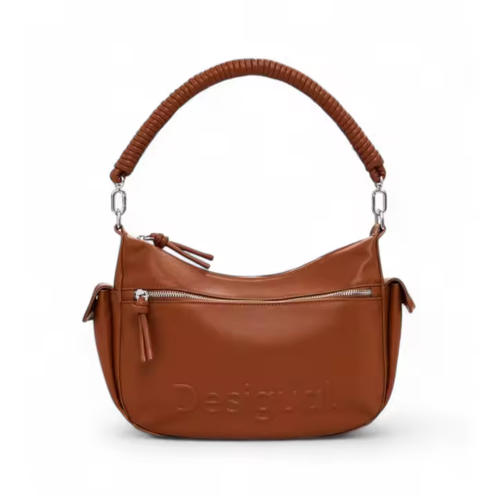 Desigual | Mujer | Bolso Logo marrón - 1