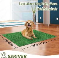 Pataca De Grama Artificial Para Perros Grande Tapete De Inodoros Portátil Para Entrenamiento De Mascotas Material Fibra Lavable Al Agua Ideal Para Exteriores - details 47