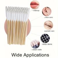 Cepillos De Algodón Cilíndricos En Lote De 50/100/300/500/900/1000 Con Palos De Madera Largos Para Limpieza De Oídos Tatuaje Maquillaje Suministros Médicos - details 15