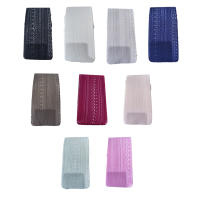 Medias De Algodón Tejidas Transpirables Exquisitas Para Otoño E Invierno Con Cintura Alta Y Rayas Medias De Mujer Elásticas - details 0