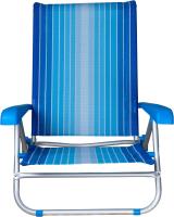 Silla Plegable de Playa con cojín, multiposición, 8 Posiciones, y Cama máx 100 kg, Estructura Reforzada, Aluminio y PVC - details 5