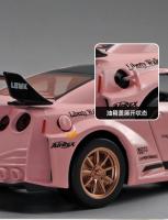Coche De Juguete Nissan GTR CSR2 Skyline Ares a Escala 1:24 Metálico Con Retroceso Para Colección Modelos De Simulación Alta Para Niños - details 8