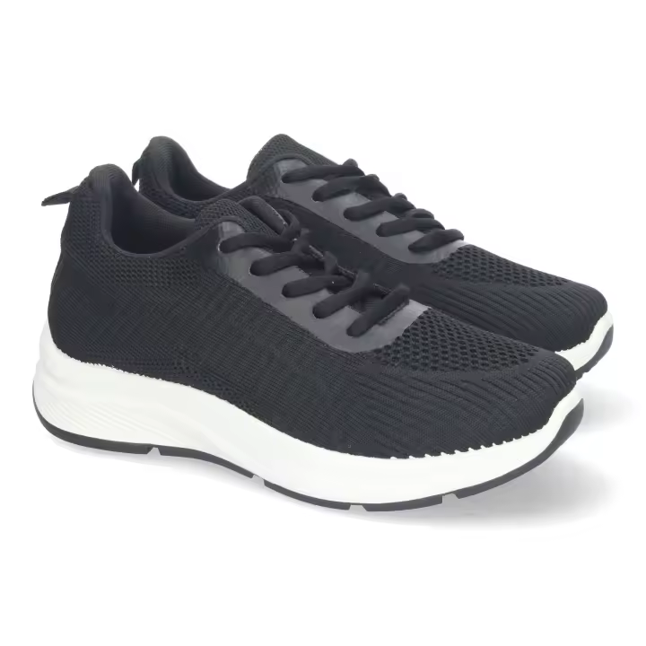 PuntoSalao Zapatillas sneakers deportivas cómodas para mujer color negro VRA-682 - 1