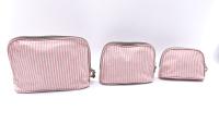 Bagsgarden Neceser de 3 piezas impermeable con rayas, adecuado para cosméticos, bolsa de viaje y gran capacidad de almacenamiento - details 2