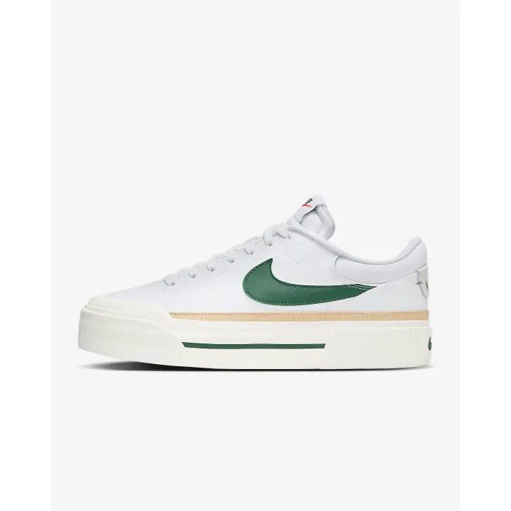 WMNS NIKE COURT LEGACY LIFT DM7590 107 WHITE/FIR-SAIL-SESAME SNEAKERS MUJER - 1
