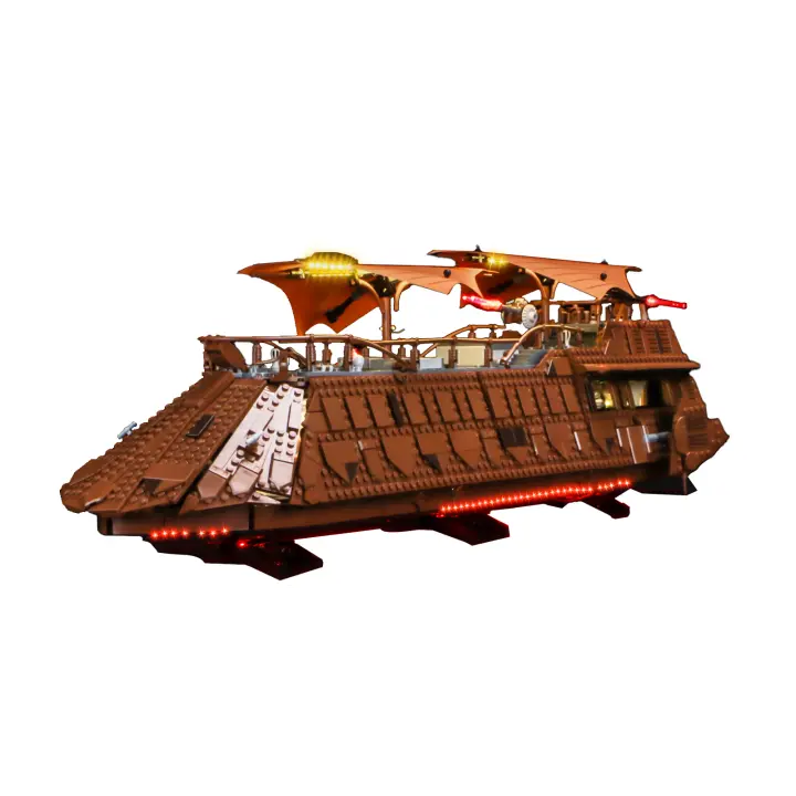 Jabba's Sail Barge ™ Set De Bloques Con Luz LED Brick Bling 75397 Accesorios De Iluminación Incluidos Regalo Para Construcción Unisex - 1