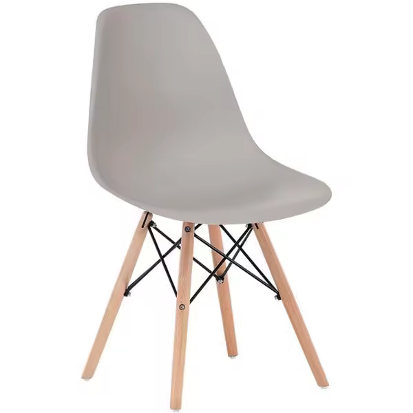 Pack de 4 sillas de comedor París estilo nórdico 82x51x46 cm Adec - 1