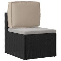 Cojín Exterior vidaXL Taupe Poliéster 50 x 40 x 12 cm Cojín de Sofá - details 2