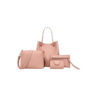 Juego De 4 Bolsos Para Mujer Estilo Elegante Monedero De Cuero PU Bolso De Hombro Mensajero Bolso De Mano Moda Accesorio Decorativo Para Mujer - details 2