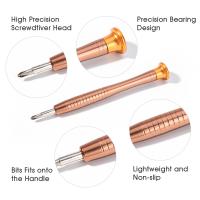BARAC Destornilladores Precisión 25 en 1, Juego kit con Maletín de Cuero, Puntas Torx Plano, para PC, Iphone, Reloj, PS4 y Gafas, Destornillador Herramientas Mini con Punta Magnética - details 2