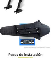 RRSKIT Guardabarros Para Bicicleta Desmontable Protector De Barro De Plástico Suave Resistente Para Vehículos De Carretera Accesorios De Bicicleta - details 5
