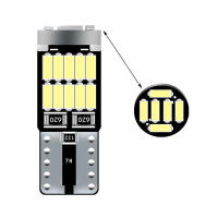 10pcs T10 W5W 194 501 Lámpara LED Canbus Sin Error Para Iluminación Interior De Coche 26 SMD 4014 Chip Blanco Puro Luz De Instrumentos - details 11
