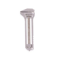 Llave De Manillar Mini Multiherramienta Portátil Para Exteriores Y Camping Herramienta Compacta De Aluminio Titánico Con Abrebotellas - details 6