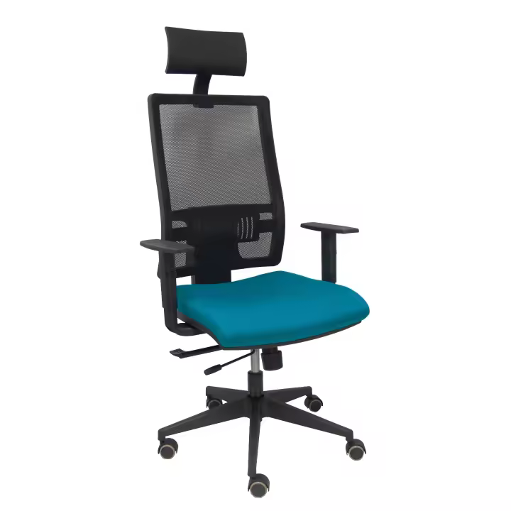 Piqueras Y Crespo Silla de Oficina Ergonómica con Brazos Regulables y Cabecero Fijo - 1