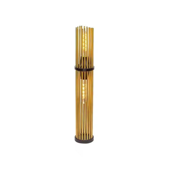 Lámpara De Pie 2xE27 Varillas Dorado IP20 ROXAS  RABALUX - 1