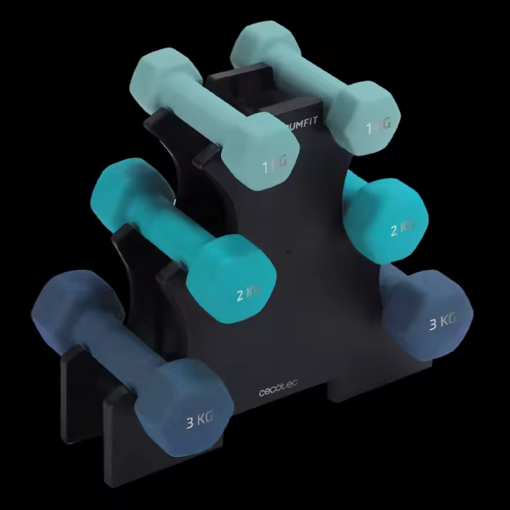 Cecotec Mancuerna DrumFit Dumbbell 123 Neoprene Set - 1