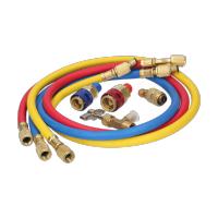 Juego De Manómetro De Refrigerante R134A Con Tubo Y Gancho Herramientas Para A/C Compatible Con R12 R22 R-404A R-134a - details 11