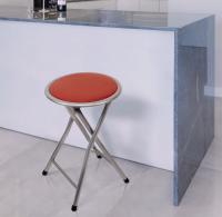 THE SECRET HOME - Taburete Plegable de Metal - Pack 1 y 2 - Acolchado - Ideal Cocina - details 1