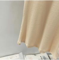 Camisola De Mujer 2025 Estilo Coreano Sólida Con Cuello Redondo Bajo Y Ribbed Basic Summmer Elasticado Slim Versátil - details 15