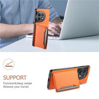 Funda De Cuero De Negocios Lujo EUCAGR Para OnePlus Con Soporte Magnético Antisuciedad Y Antideslizante Incluye Compartimento De Almacenamiento Compatible Con Modelos Diferentes - details 1