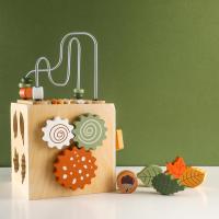 Cubo de Actividades Montessori para Niños | Juegos de Madera y Ábaco - details 2
