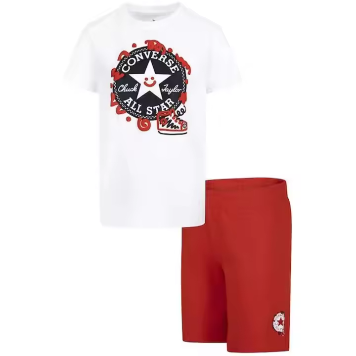 Conjunto marca Converse modelo 8Cf303-R93 para kids en color blanco - 1