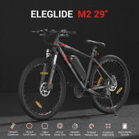 Bicicleta Eléctrica Tipo Moped Eleglide M2 de 29" 250W Motor 36V 15Ah Batería 125km Alcance Máximo Frenos de Disco Hidráulicos Pantalla LCD Inteligente Aplicación Inteligente, Suspensión Premium con Bloqueo, 24 Marchas - Negro - details 0