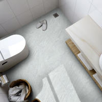 Piedra De Mármol Simulada Adhesiva De Cerámica Para Pavimento Y Pared Resistente Al Agua Y Desgaste No Rompible Para Revestimiento De Paredes Moderno - details 4