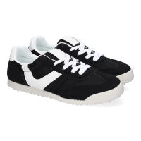 Davinia Shoes Zapatilla Deportiva Casual para Mujer con Diseño Moderno y Detalles de Colores que aseguran Estilo y Confort, Cierre de Cordoneras, Ideales para el Dia a Dia. Shoes&Blues.es 9152-Negro - details 0