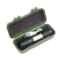 Linterna Táctica Recargable LED Mini COB+XPE Torcha Portátil Para Camping Con Clip De Pluma Zoomable Y Luz Focal Ajustable Impermeable 450 Lumen - details 6
