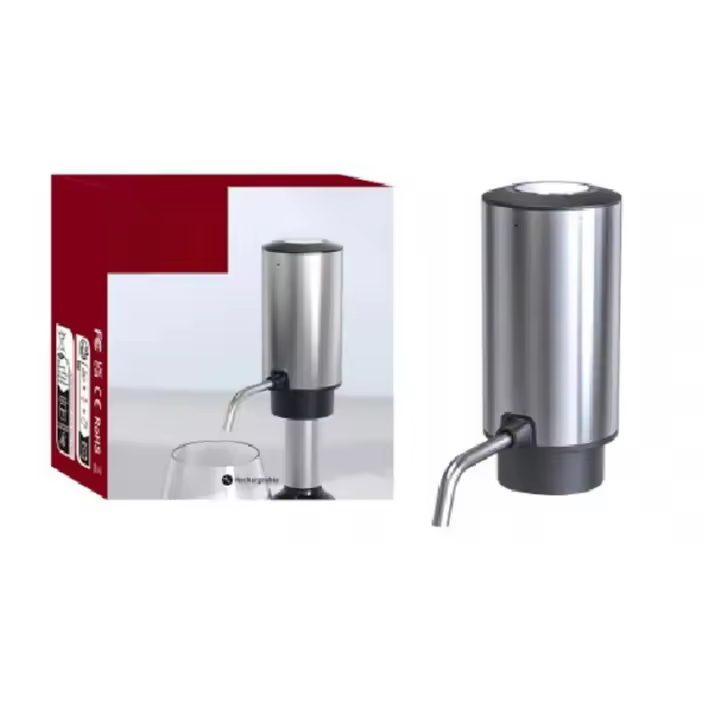 Aerador Y Dispensador De Vino Inteligente Y Eléctrico Recargable Tipo-C Herramientas De Bar Eco-amigable Sin Químicos Peligrosos - 1