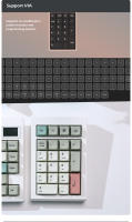 ZUOYA LMK21 Kit De Teclado Mecánico Inalámbrico 21 Teclas Aleación De Aluminio Modo Tri-Modo Bluetooth 2.4g Cableado Intercambiable De Número - details 5