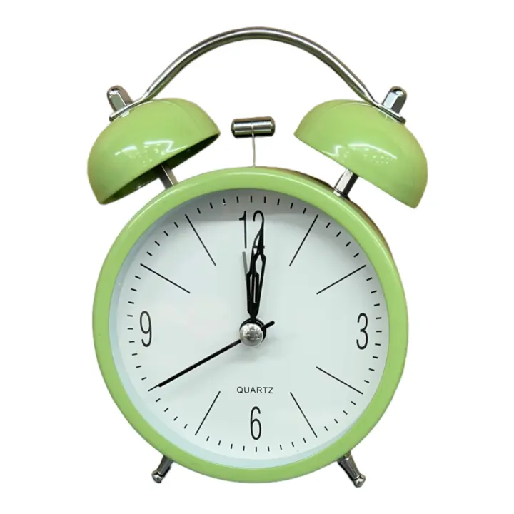 Reloj Despertador de mesa Analógico Silencioso sin Tic Tac y con Alarma (6 Colores): ¡Despierta con estilo!. - 1