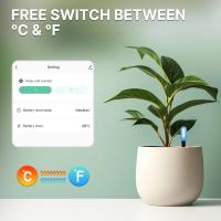 Sensor De Humedad Y Temperatura Del Suelo MOES Smart ZigBee Monitor De Plantas Detector De Jardín Automatización De Riego - details 8