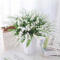 6Pcs Flores Artificiales Blancas En Forma De Bola De Campana Decoración Para El Hogar Y Bodas Hechas De Plástico Falsas Para Decoración De Casas Y Eventos - details 3