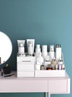 Cajón Estilo Organizador De Maquillaje Plástico Estante De Almacenamiento Para Dormitorio Mesita De Noche Caja De Escritorio - details 0
