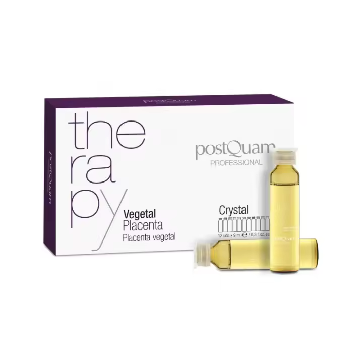 PostQuam - Pack Ampollas Anticaida Therapy - Ampollas Anticaída Cabello Mujer y Hombre con Placenta Vegetal, Extracto de Castaño de Indias y Vitaminas - Estimulan la Circulación Sanguínea en el Cuero Cabelludo - 12 Ampollas x 9 ml - 1