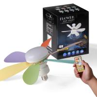Ventilador De Techo Moderno IRALAN Con Luz Y Control Remoto Bombilla LED E27 Para Sala De Estar Dormitorio Cocina Uso Doméstico - details 9