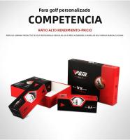 PGM Bola De Golf De Tres Capas Balones De Match Embalaje En Caja De Regalo Material De Goma Sintética Tipo De Bola Estándar Dureza 70 - details 8