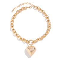 Collar De Moda Lacteo Con Colgante De Corazón Y Cadena O Grande Para Mujer Joyería De Encanto Collar De Cuello Para Fiesta Boda - details 8