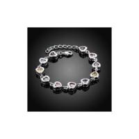 Sterling Silver Elegant Charm Bracelets Chain Beautiful Crystal Stone Drop Jewelry Fashion For Women Wedding Lady Cute - details 1