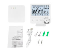 Termostato De Calentador De Agua Wifi Tuya Compatible Con Alexa Y Google Home Control Remoto Para Calefacción Eléctrica Y Gasolina Batería Incluida O Suministro USB - details 18