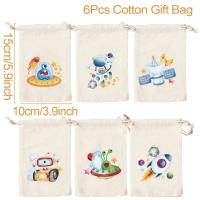 Bolsa De Regalo Para Fiesta De Cumpleaños Con Diseño De Astronauta Y Rocket De Algodón Dolce Decoraciones Para Fiesta De Niños Caja De Regalos Para Baby Shower - details 3