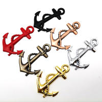 1PC Pegatina De Coche De Metal Con Emblema De Ancora Buque Aletas De Pato Accesorios Para Coche Decoración De Parachoques Y Lateral - details 5