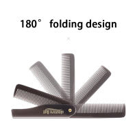 Peine Plegable Portátil De Plástico Para Barba Peine De Cabeza Para Hombres Y Mujeres Herramienta De Peinado Para Cabello Uso Profesional O Doméstico - details 9